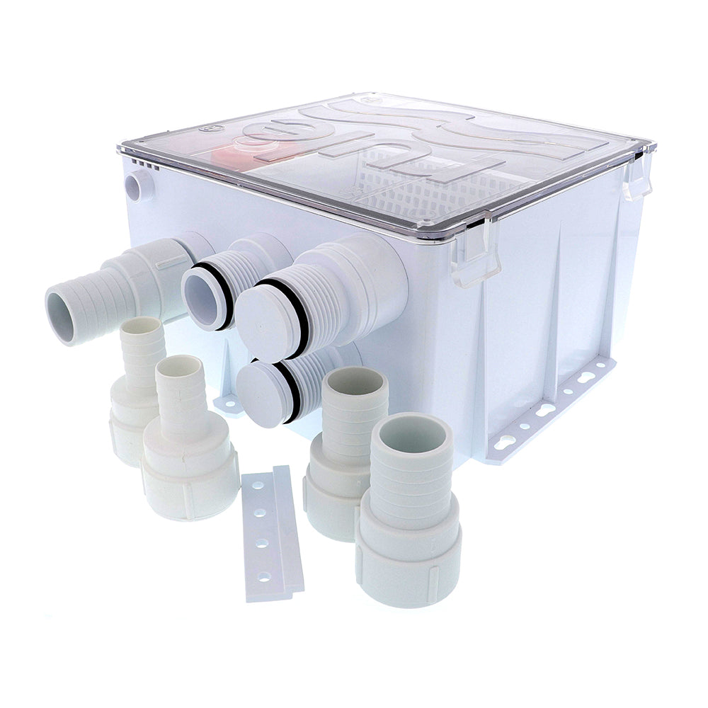 Rule Shower Drain Box w/1100 GPH Pump - 12V 99B
