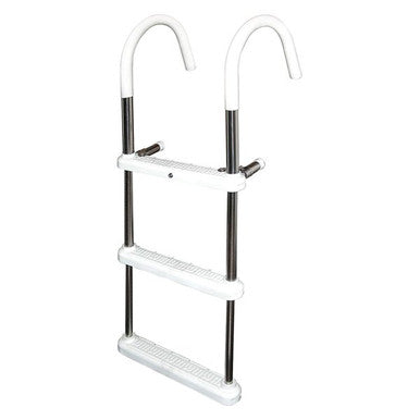 Jif Marine 4-Step Andz Aluminum Gunwale 11" Hook Ladder (Dmt4A-11)