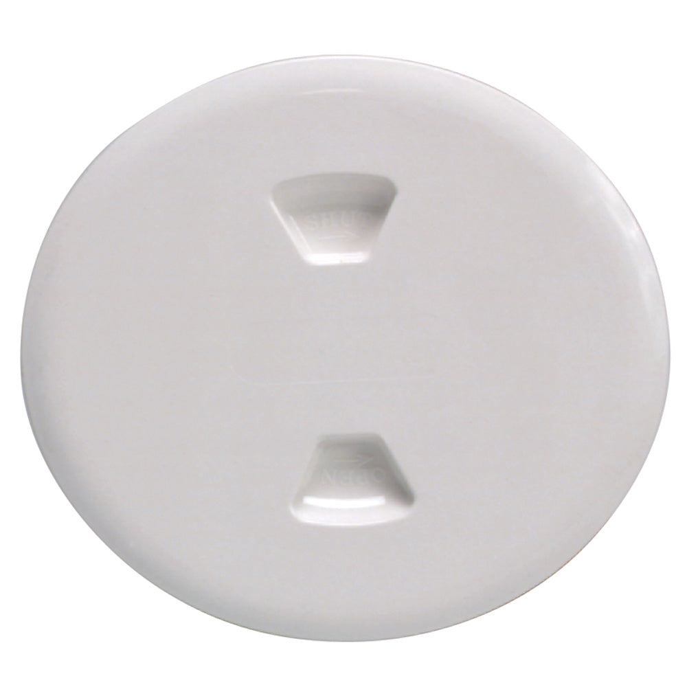 Beckson 5" Twist-Out Deck Plate - White DP50-W