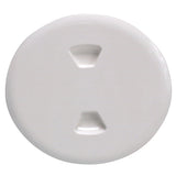 Beckson 5" Twist-Out Deck Plate - White DP50-W