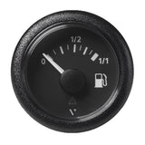 Veratron 52mm (2-1/16") ViewLine Fuel Tank Level Gauge - 0 to 1/1 - Black Dial & Round Bezel A2C59514079