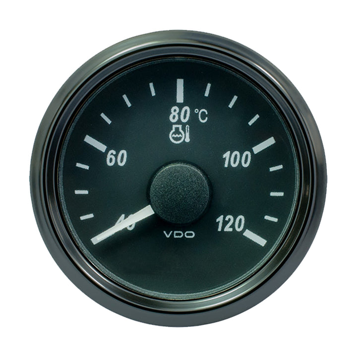 VDO SingleViu 52mm (2-1/16") Water Temp. Gauge - Euro - 120° C - 291-22 ohm A2C3833330030