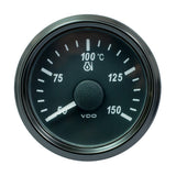 VDO SingleViu 52mm (2-1/16") Oil Temp. Gauge - Euro - 150° C - 322-18 Ohm A2C3833390030