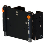 IMPULSE XL 10" Set Back Electric Jack Plate w/Standard Control - Black Anodize 75073-B