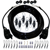 Rupp Triple Rigging Kit W/Lok-Ups & Nok-Outs - 520' Black Mono Cord CA-0160-MO