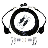 Rupp Single Rigging Kit W/Lok-Ups & Nok-Outs - 160' Black Mono CA-0172-MO