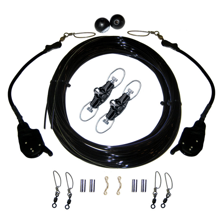 Rupp Single Rigging Kit W/Lok-Ups & Nok-Outs - 160' Black Mono CA-0172-MO