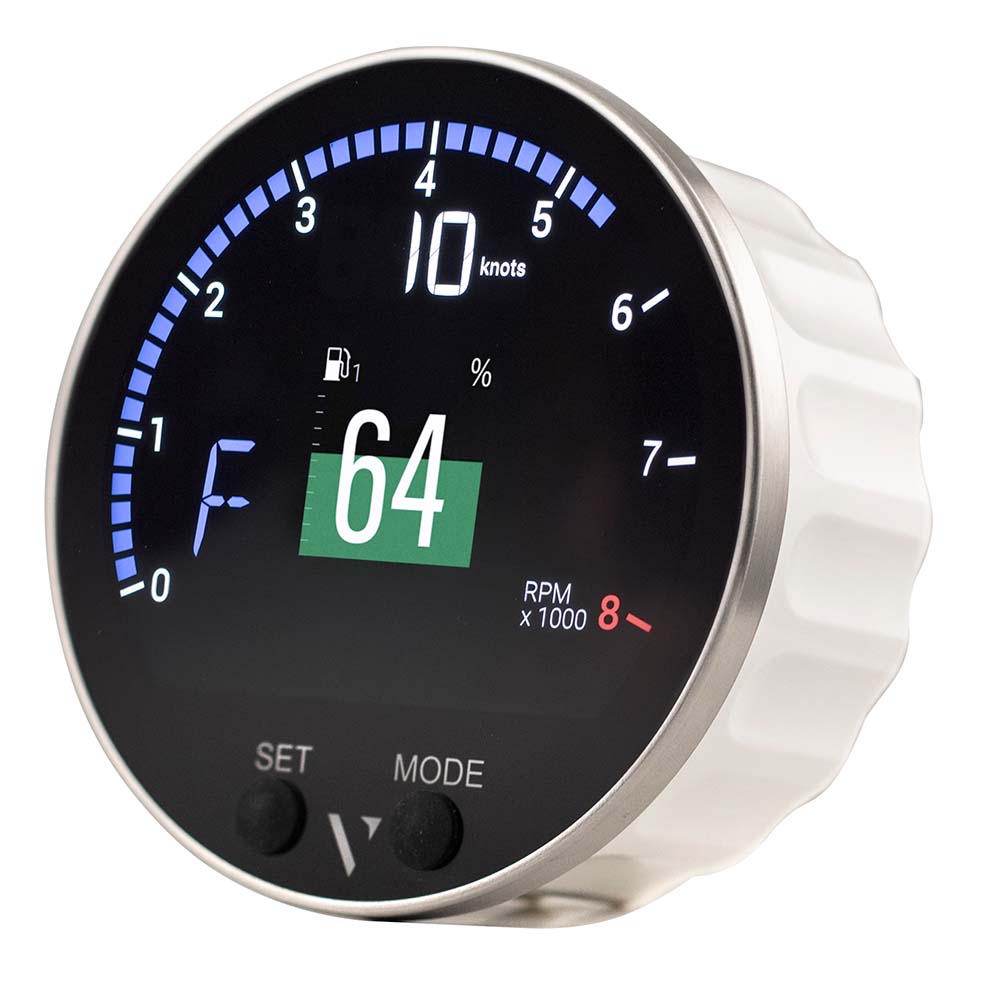 Veratron 85mm (3-3/8") VMH-35S Multifunction Gauge w/Voltage Dependent (0-5V) Sensor Input B00143501