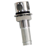 Whitecap Fuel Vent - Round Head, Straight Shaft, 5/8" Hose 6004C