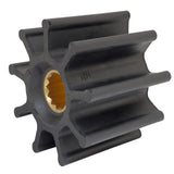 Jabsco Impeller Kit, 3-3/4 in x 2-1/2 in x 1 in, 9-Blade, Neoprene, Spline Drive