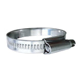 Trident Marine 316 SS Non-Perforated Worm Gear Hose Clamp - 15/32" Band - (5/8" – 15/16") Clamping Range - 10-Pack - SAE Size 8 710-0121