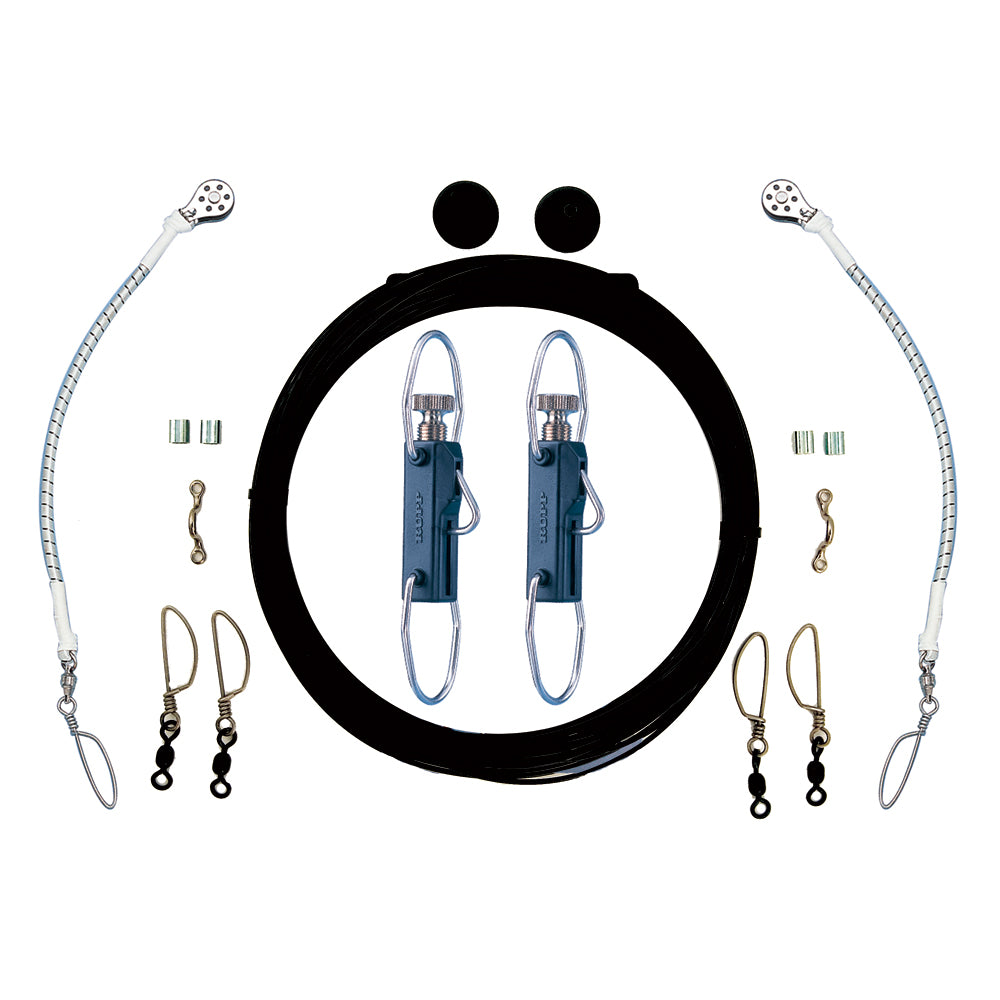 Rupp Single Rigging Kit w/Klickers - Black Mono 160' Lines CA-0110-MO