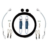 Rupp Single Rigging Kit w/Klickers - Black Mono 160' Lines CA-0110-MO