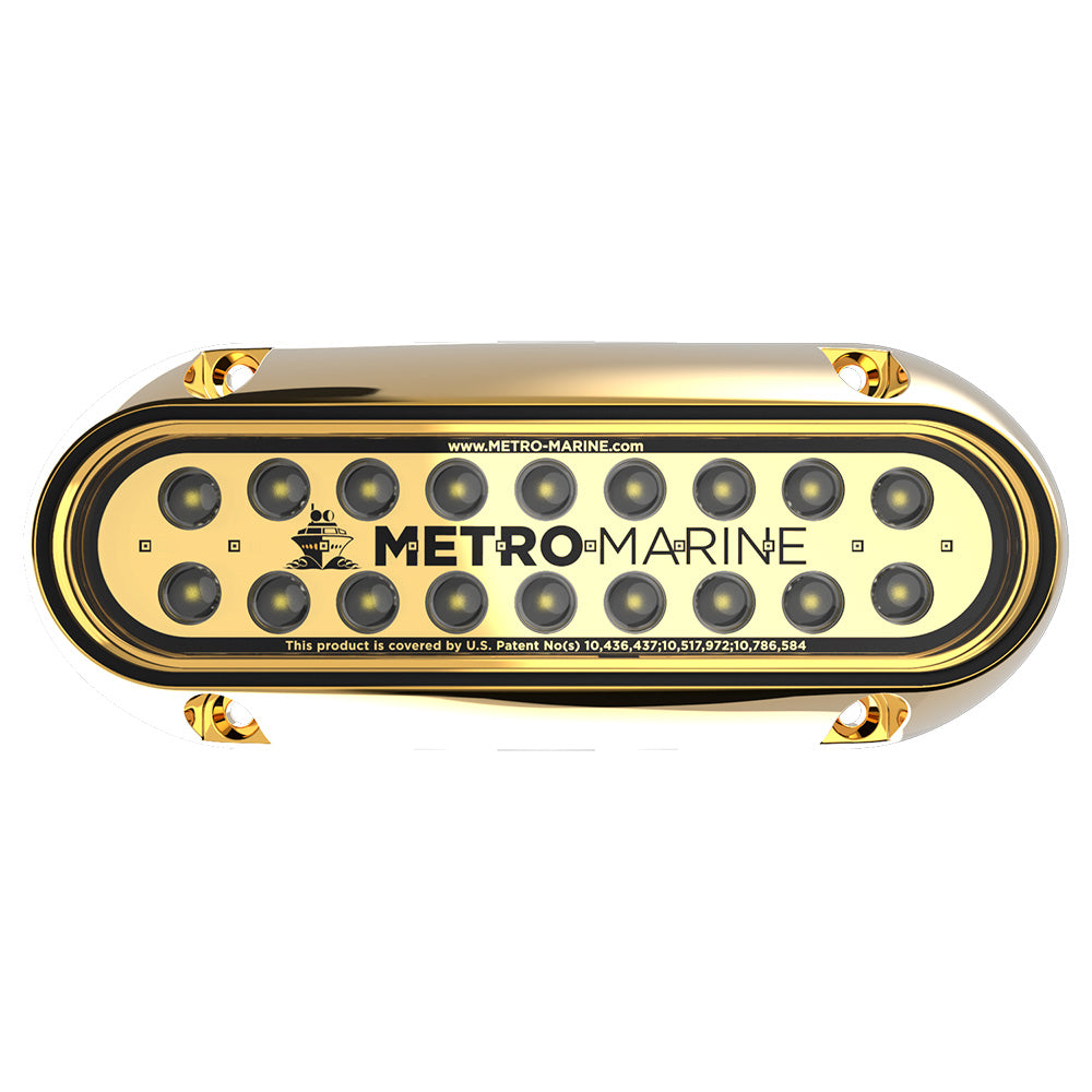 Metro Marine High-Output Elongated Underwater Light w/Intelligent Monochromatic LEDs - White, 90° Beam F-BME1-H-W3-90