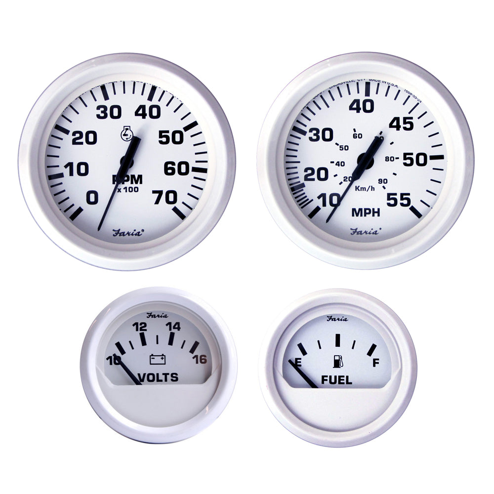 Faria Dress White Boxed Set - Outboard Motors KT9794