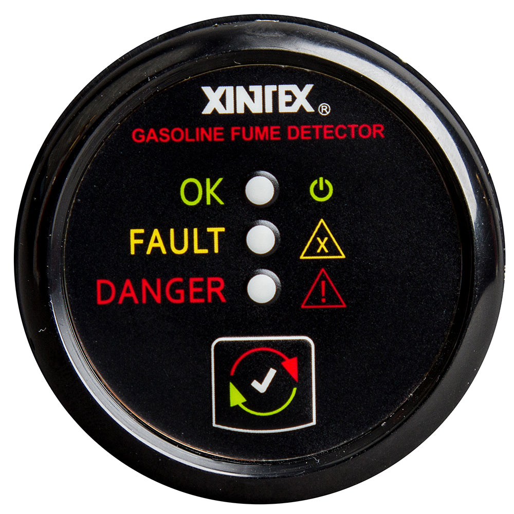 Fireboy-Xintex Gasoline Fume Detector - Black Bezel - 12/24V G-1B-R