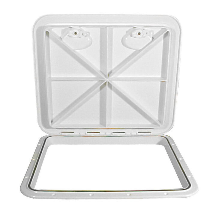 Beckson 18x21 Rectangular Hatch - White - ASA Material Acrylonitrile Styrene Acrylate HT1821AW
