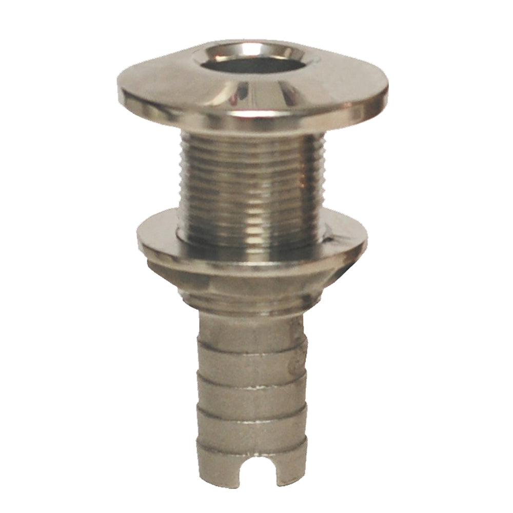 GROCO Stainless Steel Hose Barb Thru-Hull Fitting - 1" HTH-1000-S