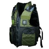 First Watch AV-800 Four Pocket Flotation Vest - OD Green - XXL to 3XL AV-800-GN-2XL/3XL