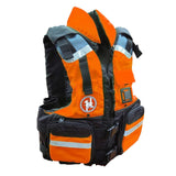 First Watch AV-800 4 Pocket Vest Hi-Vis - Orange/Black - L/XL AV-800-OB-L/XL