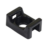Pacer Screw Down Cable Tie Mount - #8 Screw Mount Method - Black - 100 Pack CTM2S8BK-100