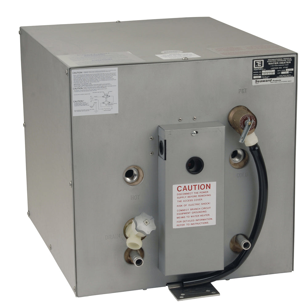 Whale Seaward 11 Gallon Hot Water Heater w/ Front Heat Exchanger - Galvanized Steel - 120V - 1500W F1100