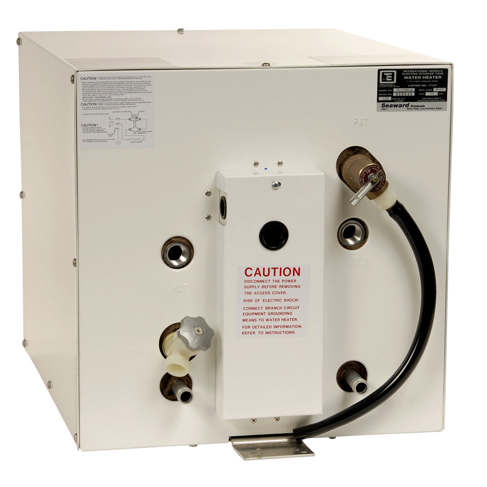 Whale Seaward 11 Gallon Hot Water Heater w/ Front Heat Exchanger - White Epoxy - 120V - 1500W F1100W