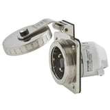 Hubbell HBL303SS 30A Inlet Round Stainless Steel HBL303SS