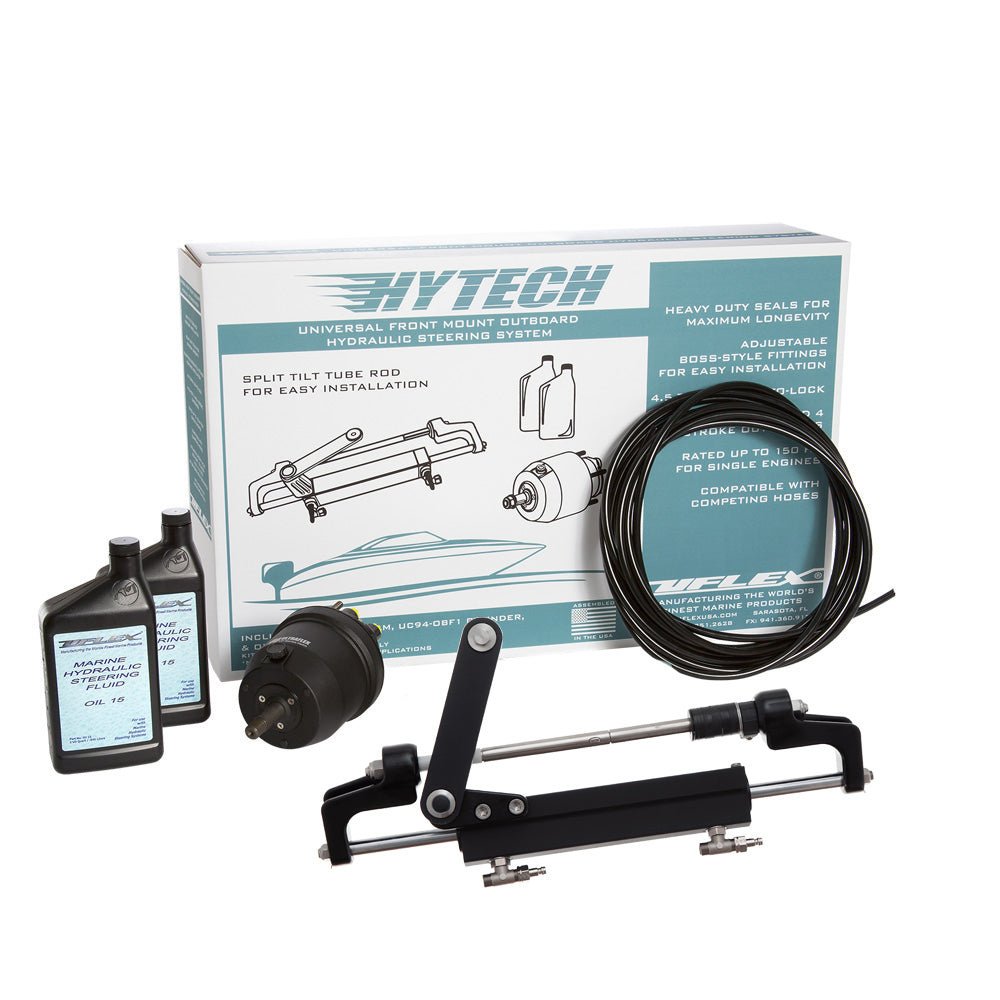 Uflex HYTECH 1.1 Front Mount OB System up to 175HP - Includes UP20 FM Helm, 2qts of Oil, UC95-OBF Cylinder & 40' Tubing HYTECH 1.1