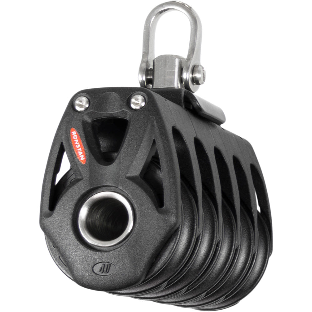 Ronstan Series 40 Orbit BB Quin Block w/ Swivel Shackle RF48500