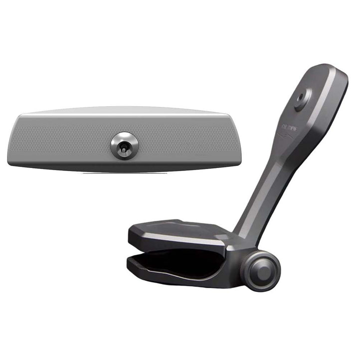 PTM Edge Mirror/Bracket Kit w/VR-140 Elite Mirror & ZXR-361 (Titanium Grey) P12848-1361TEBGR