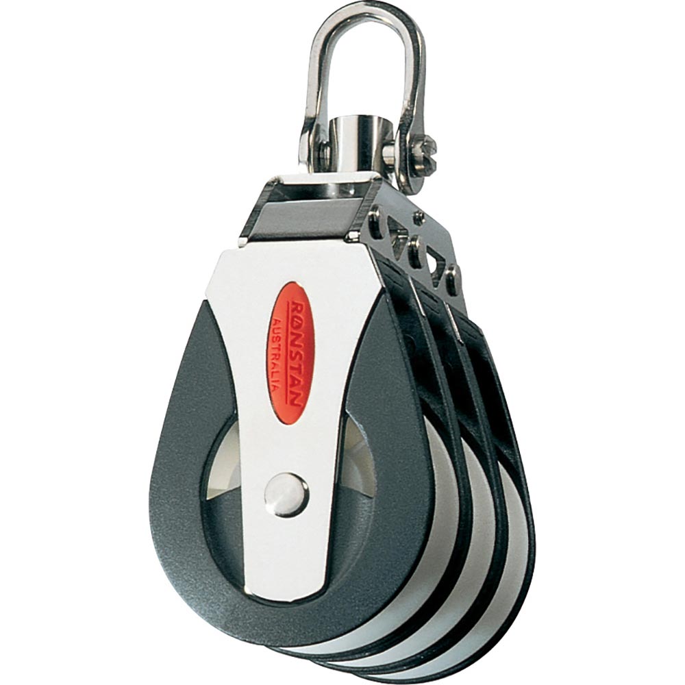 Ronstan Series 40 All Purpose Block - Triple - Swivel Head RF41300