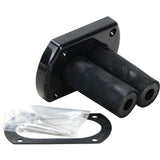 Uflex Black Dual Through Hull Connector Flange (R8B)