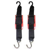 Rod Saver Quick Release Trailer Tie-Down w/Vinyl Pad - 2" x 4' - Pair QRTD4VP