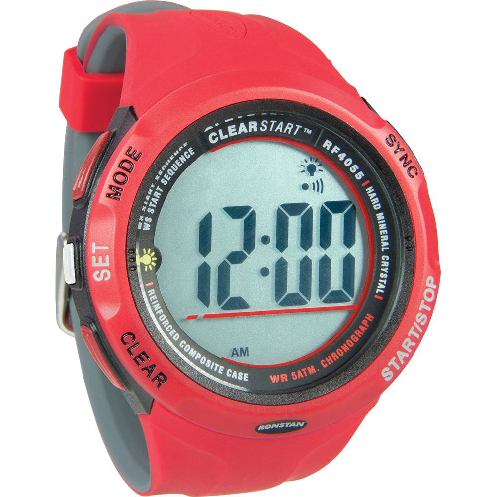 Ronstan RF4055 ClearStart™ 50mm Sailing Watch - Red/Grey RF4055