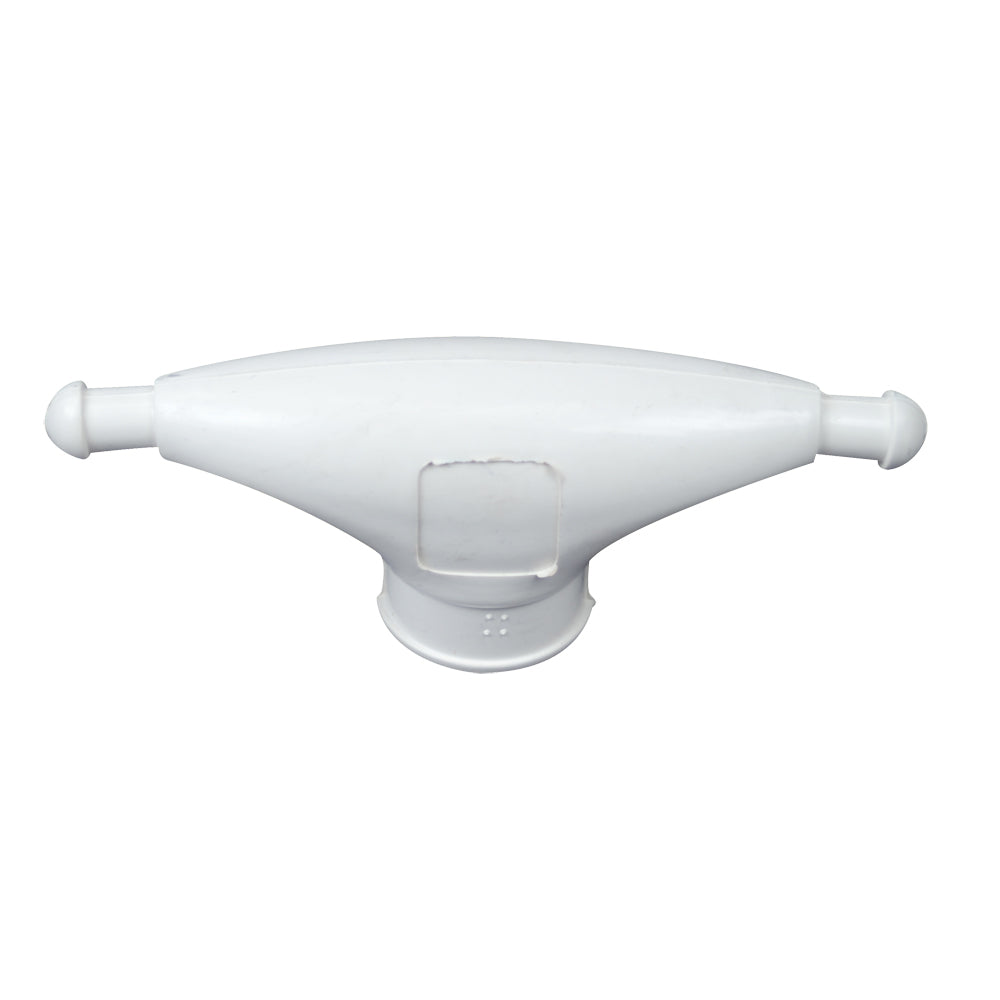 Whitecap Rubber Spreader Boot - Pair - Medium - White S-9201P