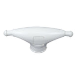 Whitecap Rubber Spreader Boot - Pair - Medium - White S-9201P
