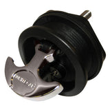Whitecap T-Handle Latch - Chrome Plated Zamac/Black Nylon - Locking - Freshwater Use Only S-226BC