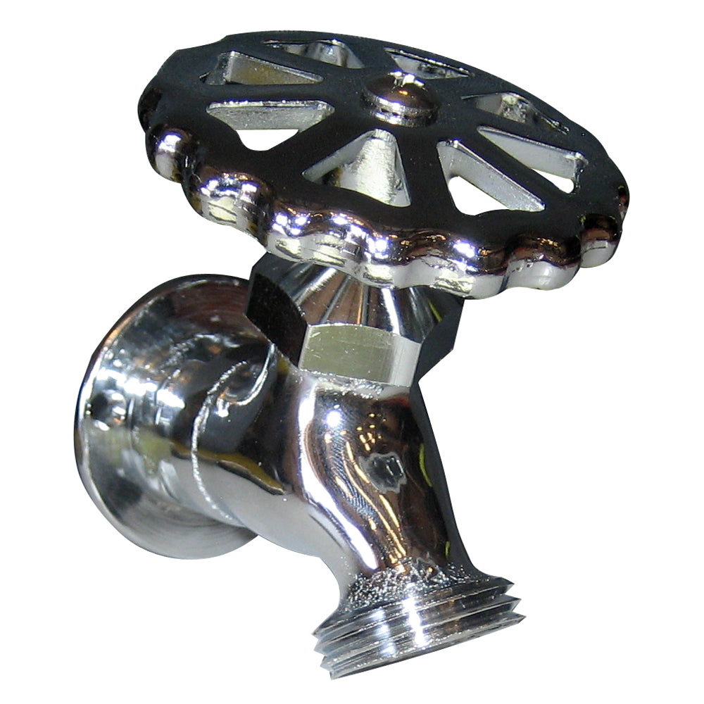 Whitecap C.P. Brass Sillcock 1-5/8" Base 3-3/16 Depth P-2452C