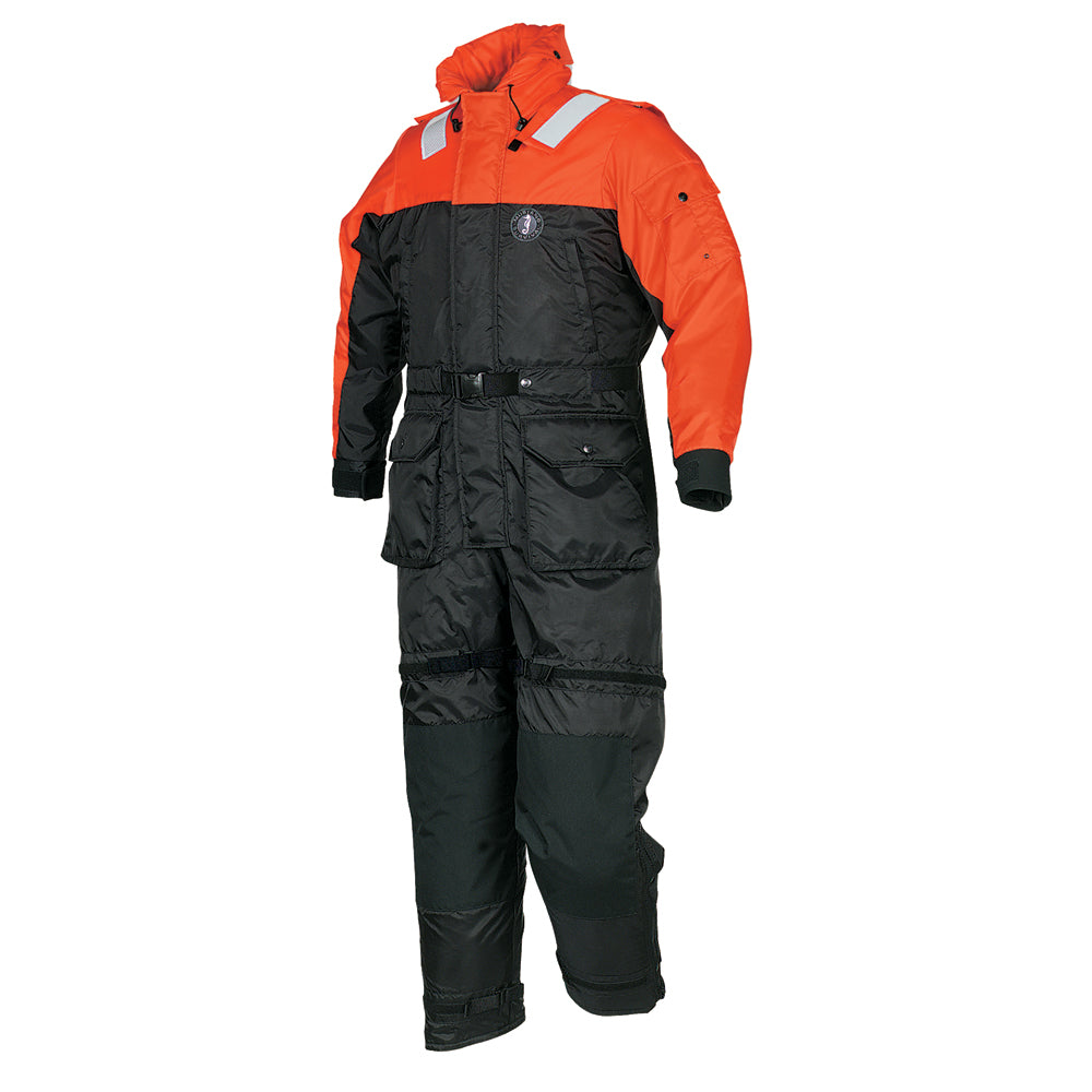Mustang Deluxe Anti-Exposure Coverall & Work Suit - Orange/Black - XXXL MS2175-33-XXXL-206