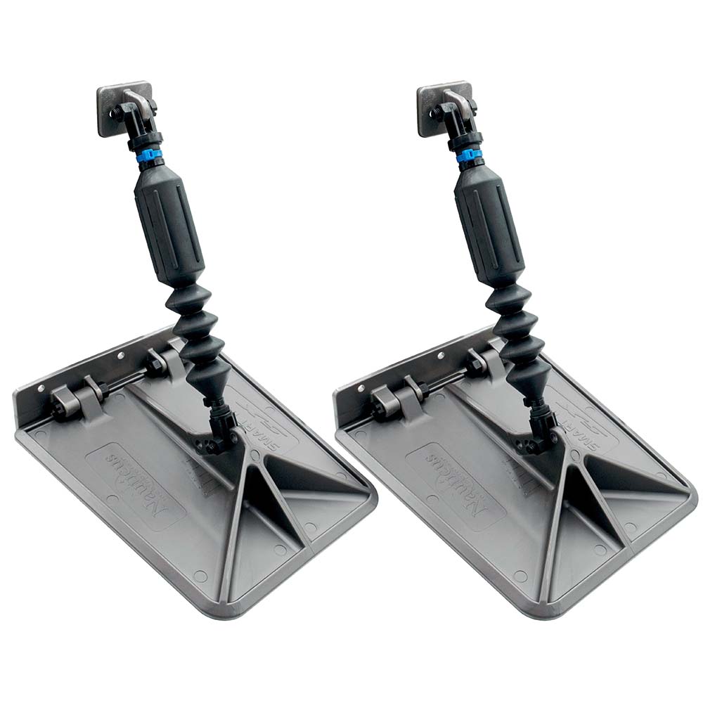 Nauticus SX 9.5 x 10 Smart Tabs 13-15' Boats w/30lb Actuators - 30-40HP - Gunmetal Grey SXG9510-30
