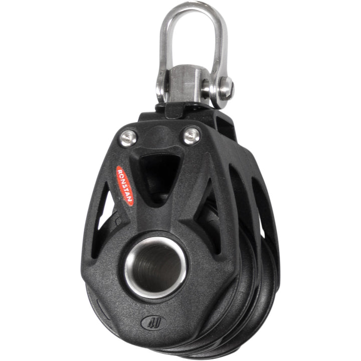 Ronstan Series 40 Orbit BB Double Block w/Swivel & Shackle RF48200