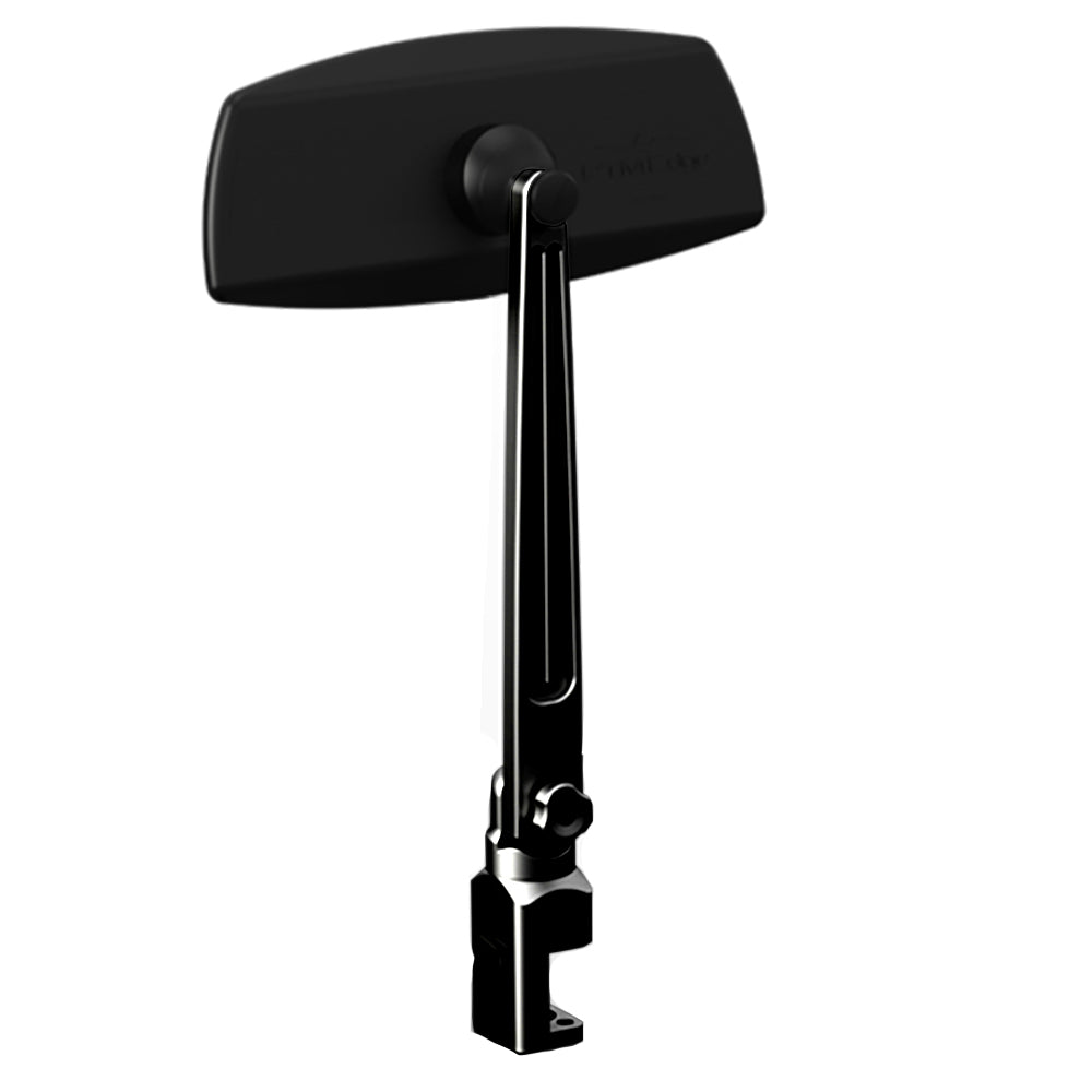 PTM Edge Pontoon Mirror/Bracket Kit w/VR-100 Pro & PCX-200 (Black) P13157-200TEBBK