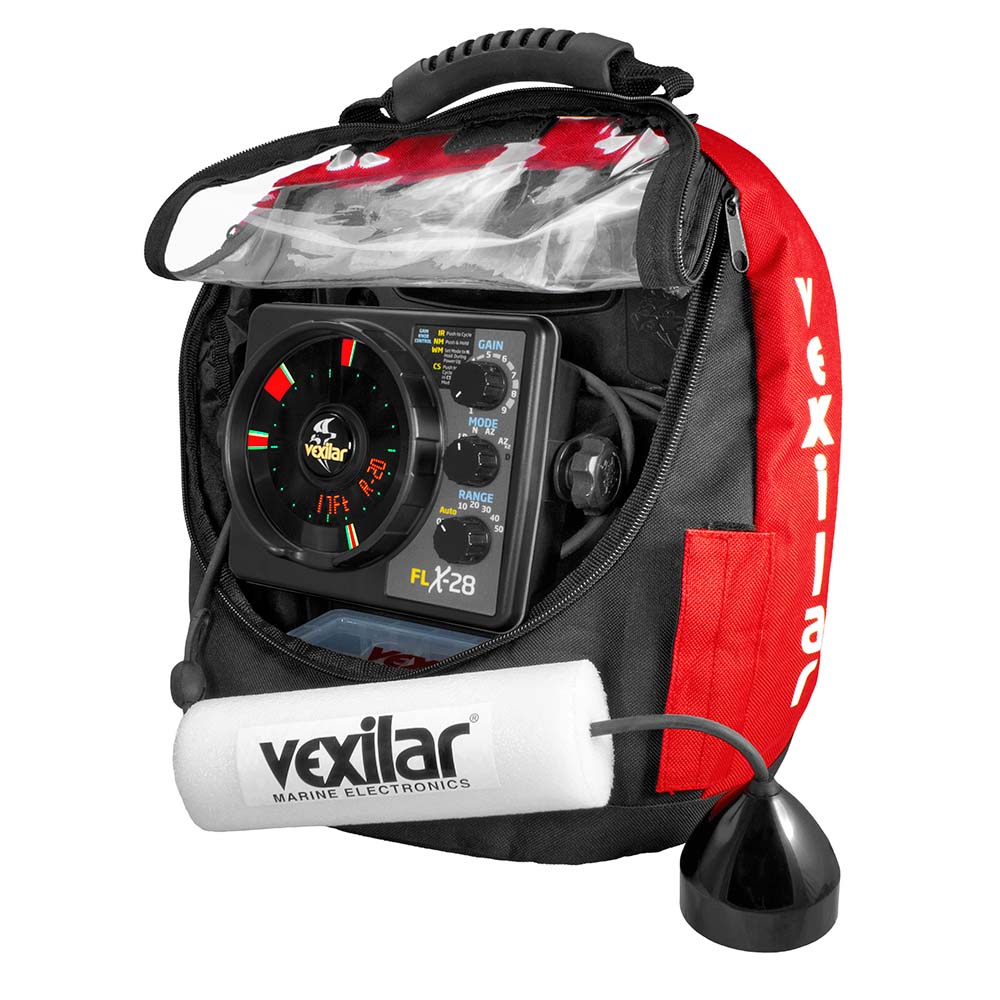 Vexilar FLX-28 Pro Pack II ProView Ice-Ducer w/ Soft Pack PPLI28PV