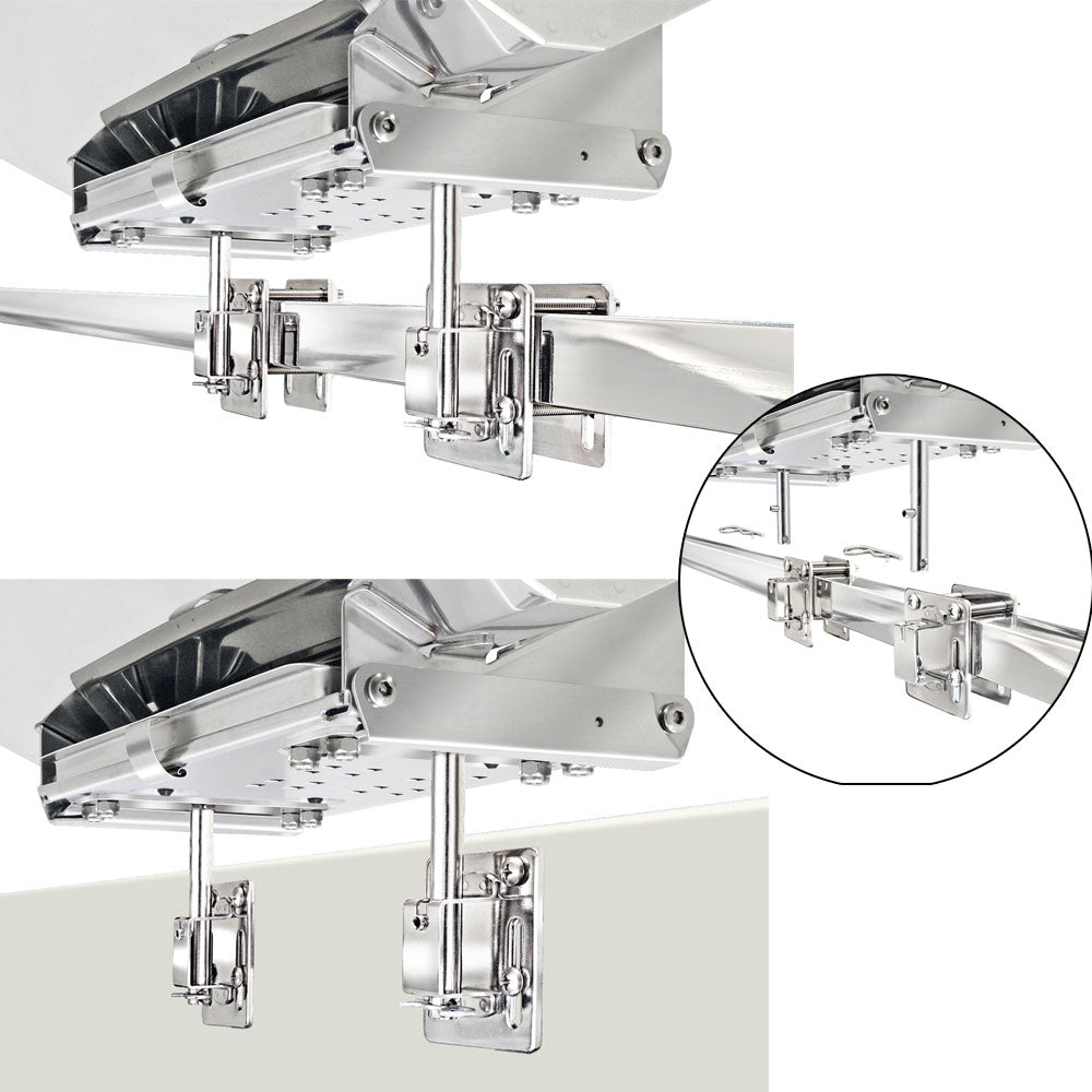 Magma Dual Side Bulkhead or Square/Flat Rail Mount T10-540