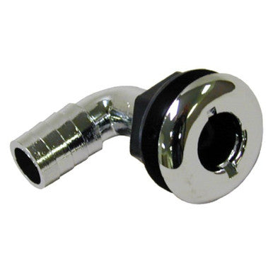 Th Marine 1 1/8-90 Degree Th-Hull-Chrome (Th-1290Cp-Dp)