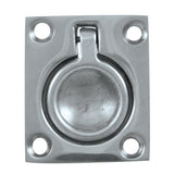 Whitecap Flush Pull Ring - CP/Brass - 1-1/2" x 1-3/4" S-3360C