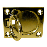 Whitecap Flush Pull Ring - Polished Brass - 2" x 2-1/2" S-3362BC