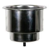 Whitecap Flush Cupholder w/Drain - 302 Stainless Steel S-3511C