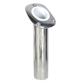 Whitecap Bluewater 30 Deg. Stamped S.S. Flush Mount Rod Holder S-096